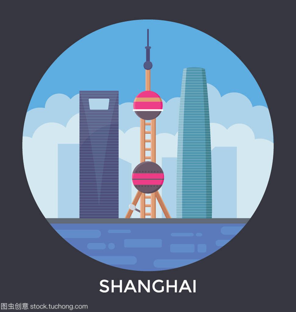 上海,中國矢量圖標(biāo)