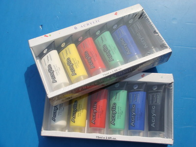 【6色75ml 布彩顏料 丙烯顏料 紡織顏料 廠家直銷 免檢產(chǎn)品】價格,廠家,圖片,美術顏料,上海聯(lián)峰文化用品-